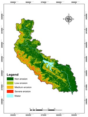 Figure 4. Map of soil erosion.